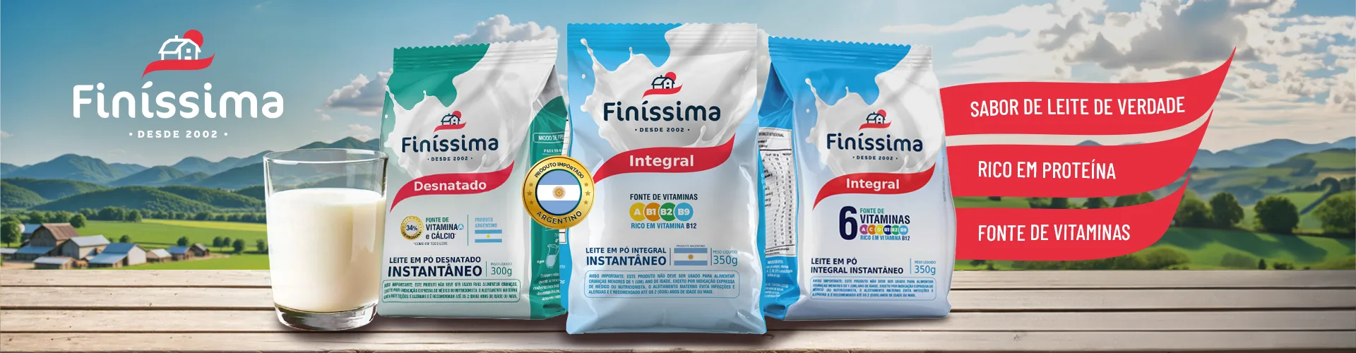 Leite em pó Finíssima