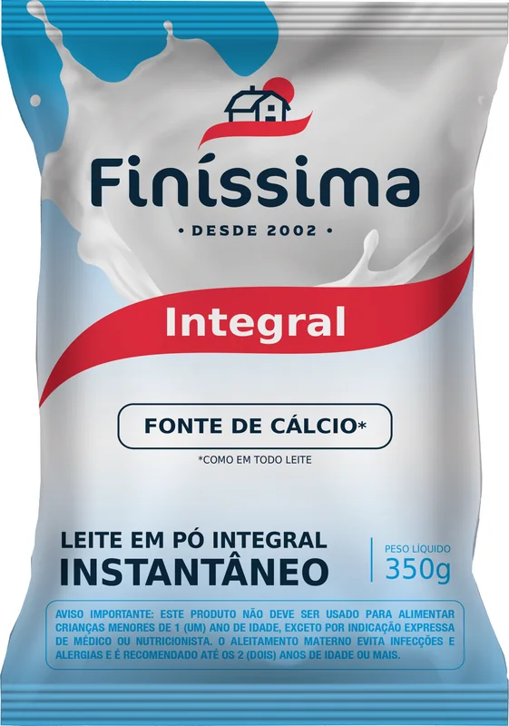Leite em Pó Integral Inst. 350 g